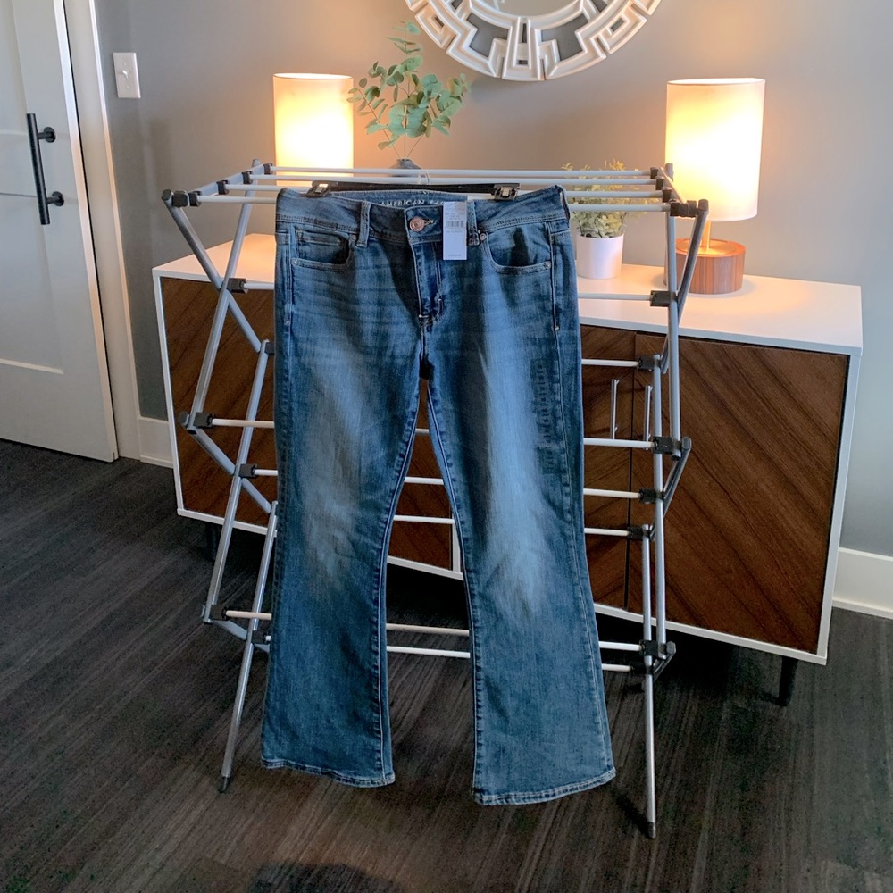 New American Eagle Jeans, Super Stretch Kick Boot